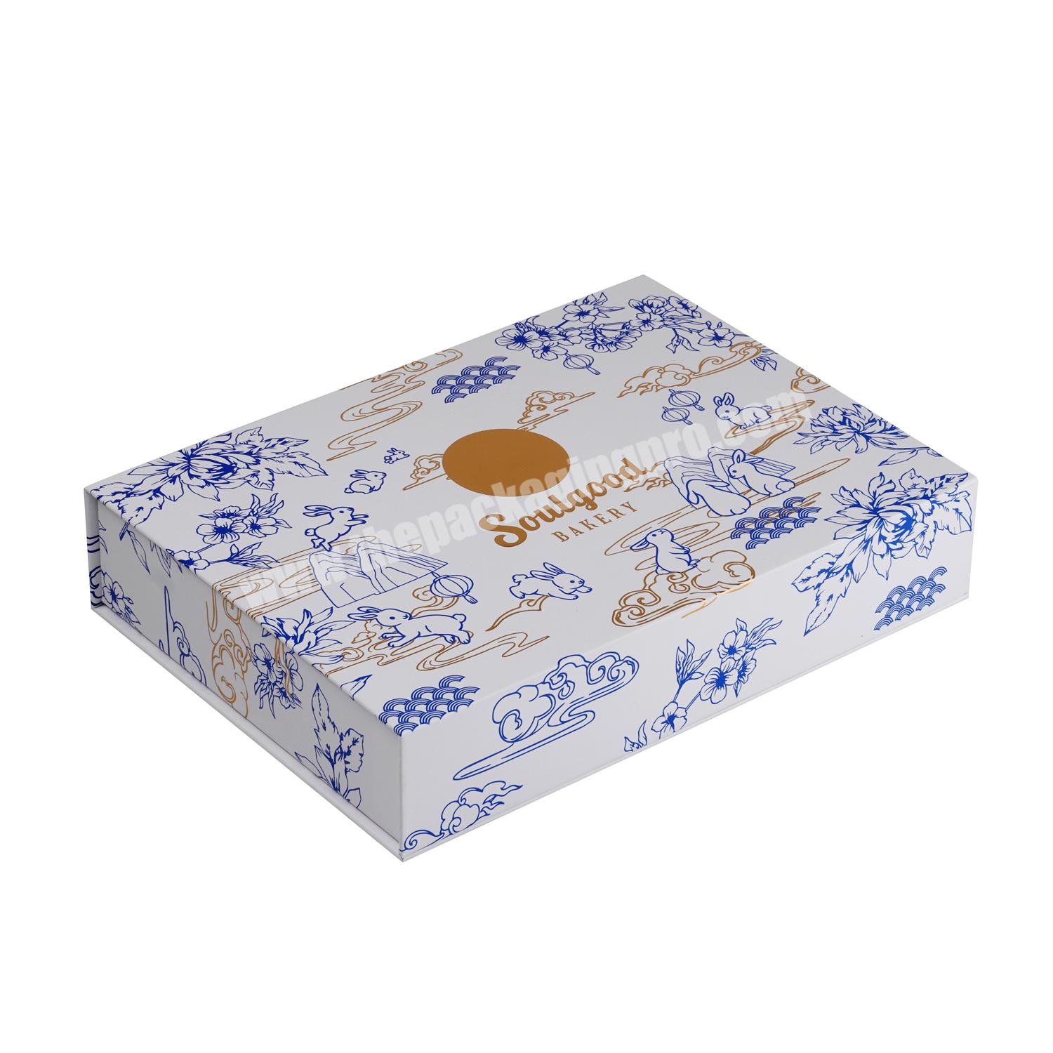 Wholesale Custom Print Luxury Marble Cardboard Fashion Packaging Magnetic Closure Folding Gift Paper Box