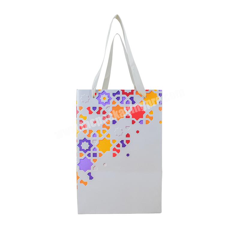 Multicolor Brands Logo Printed Paper Carry Bags, For Shopping