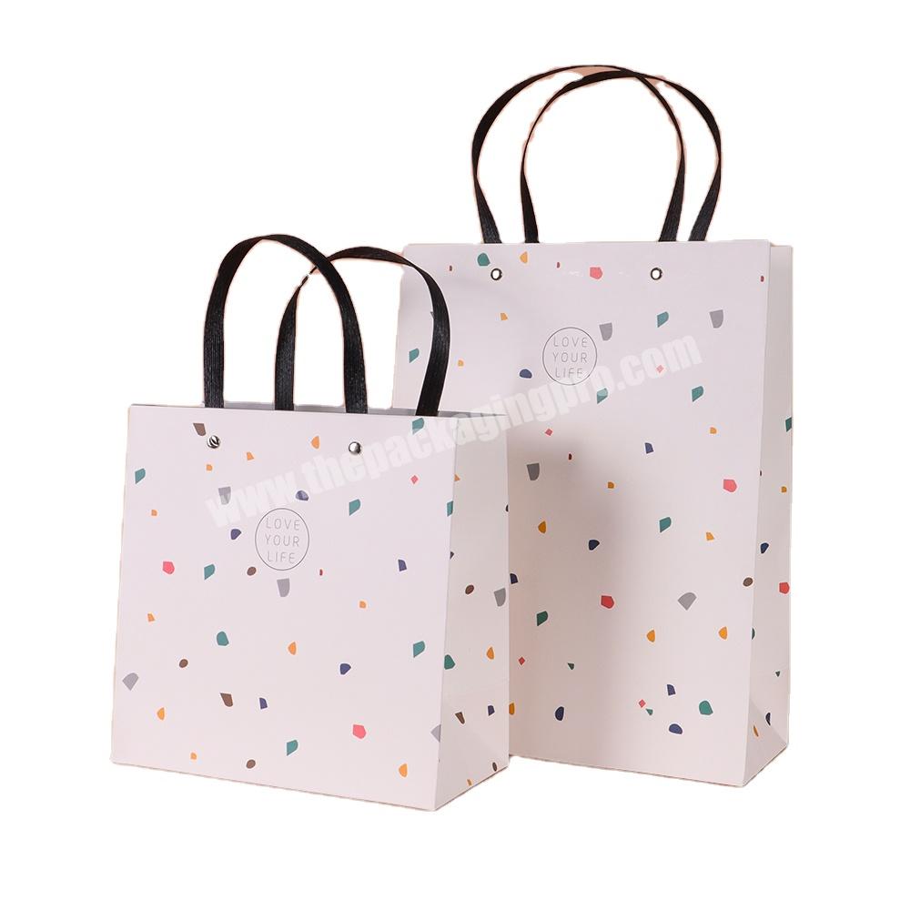small luxury custom craft paper shopping bag wholesale unicorn colorful  glossy paper gift bags birthday with