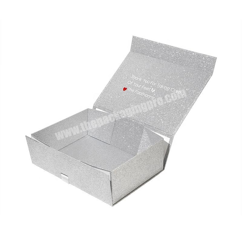 Wholesale Recycled Rigid Folding Paper Box Luxury GIft Packaging Cardboard Box Custom Printing Foldable Magnetic Gift Boxes