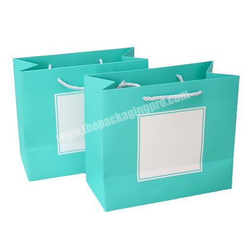 Wholesale readymade retail tote happy birthday paper cosmetics branded shopping gift bag promotional gift bags with custom logo