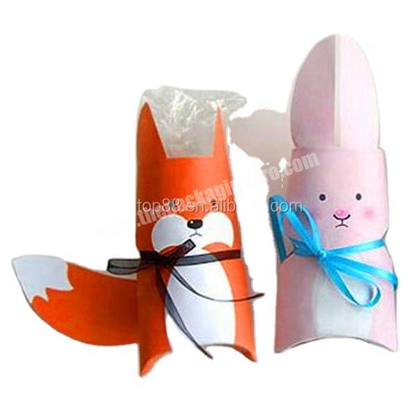 With cute animals custom different shaped gift boxes packaging