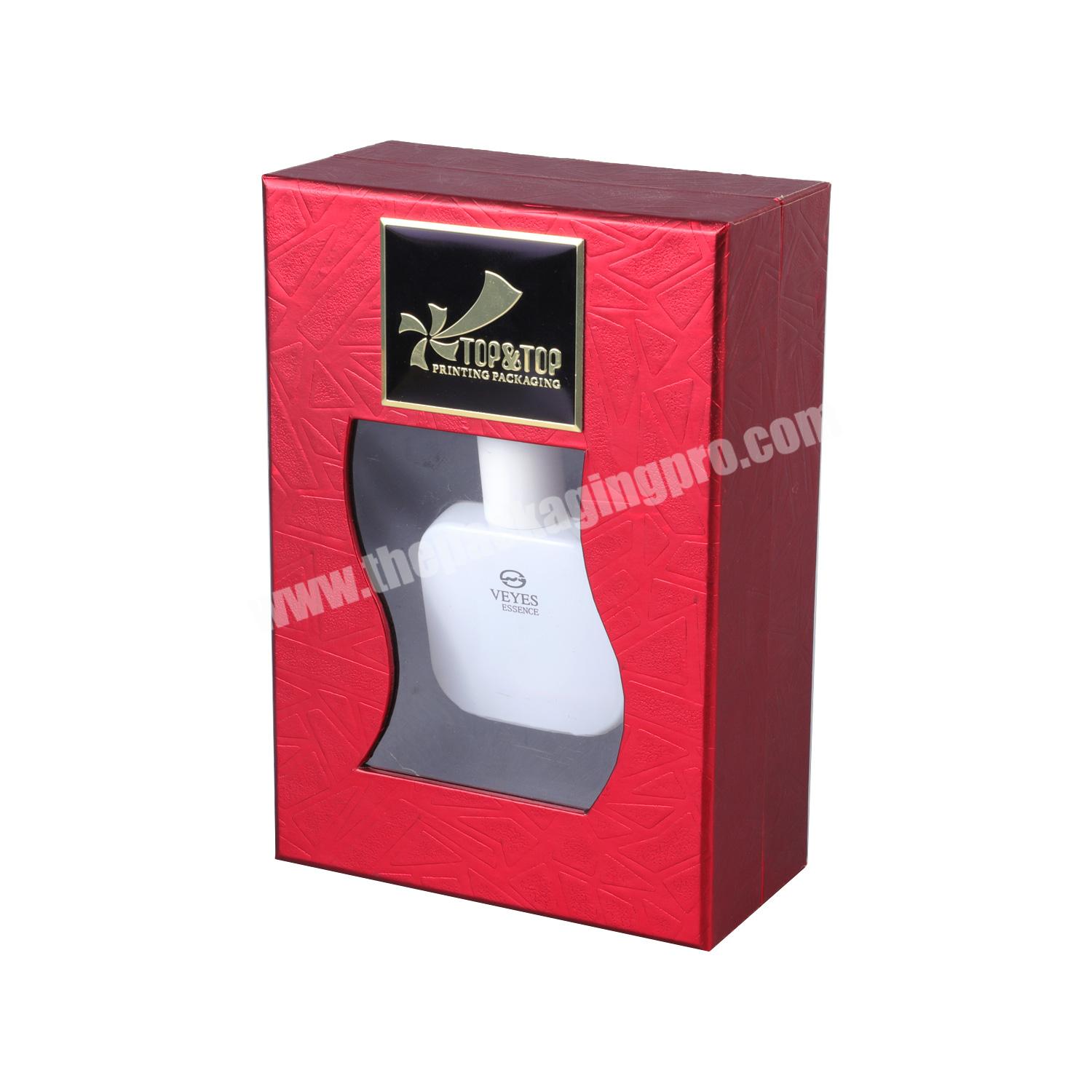 china wholesale design empty window storage organizer cosmetic display skincare cream carton mailer paper box packaging