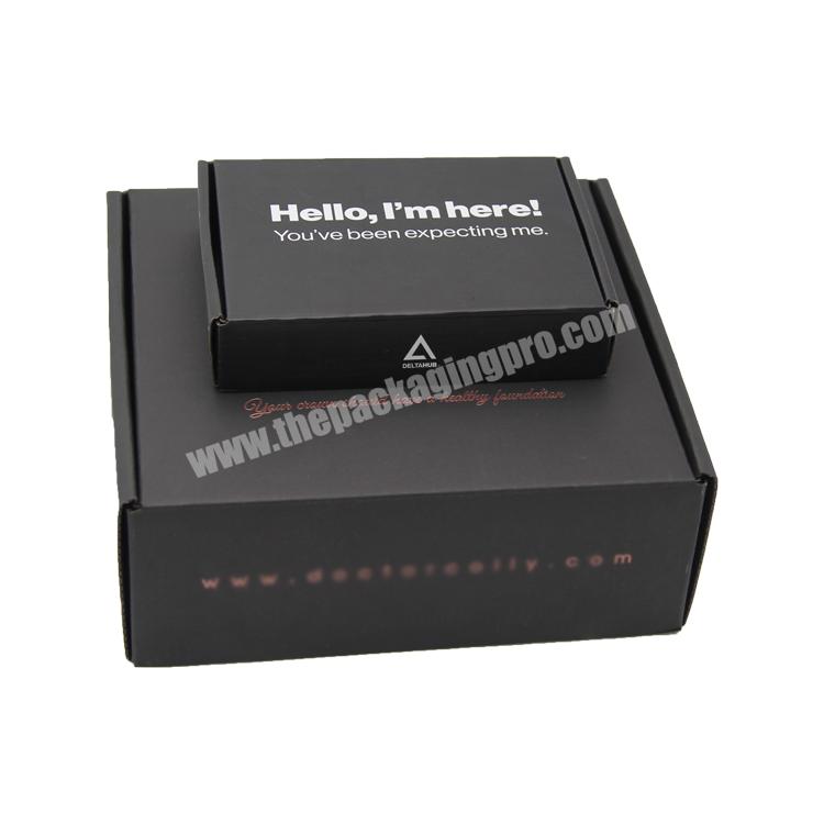 custom black medium shipping boxes 12x12x4 various specifications leopard cheap personalized shipping boxes for hair
