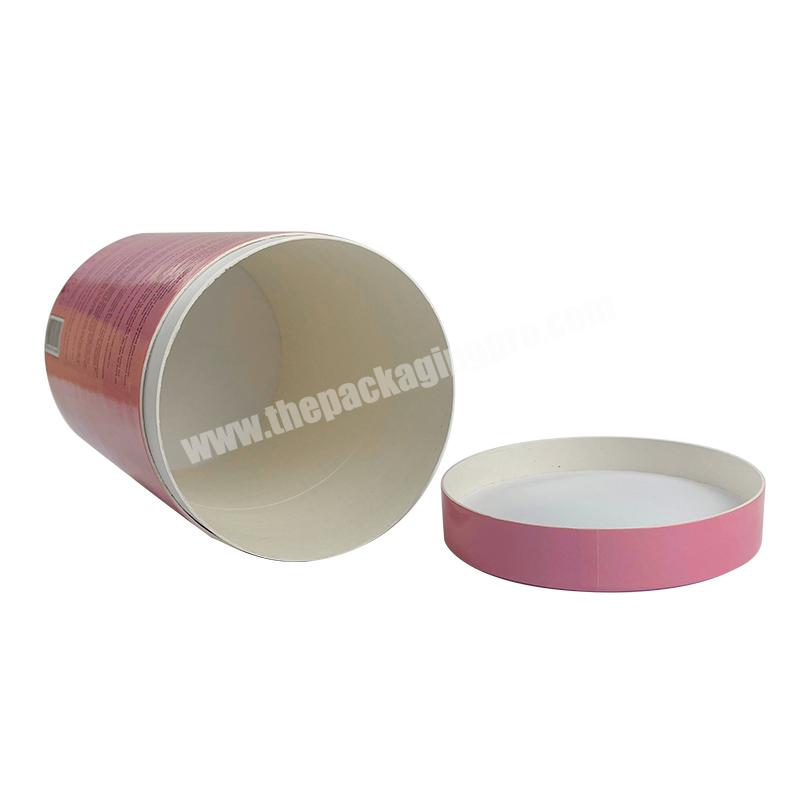custom body oil packaging cosmetic pink cardboard push up tube packaging for shipping