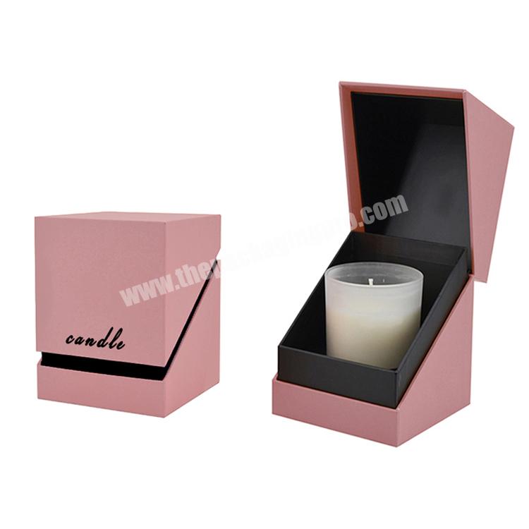 custom candle packaging design unique gift box with insert luxury scented candle packaging paper boxes for candles