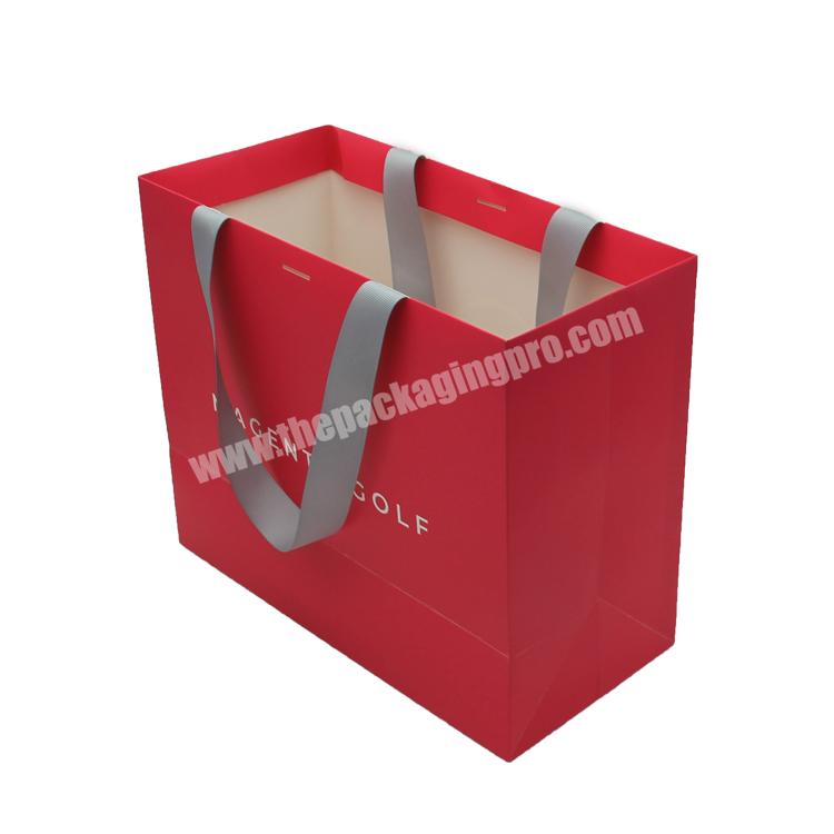 custom logo pretty ribbon cotton gift bag luxury wedding birthday party gift bag