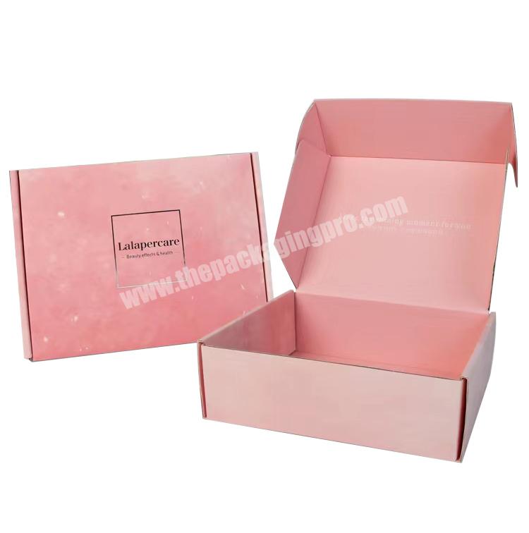custom matte small black paper recyclable brown shipping mailing box for paper face mask beauty packaging box