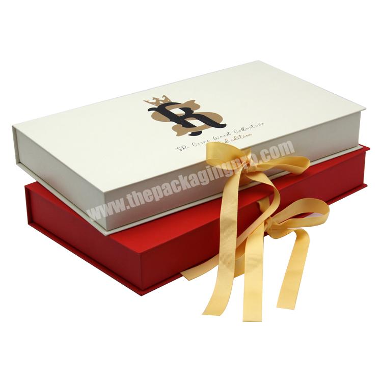 custom printing hot stamping logo good price luxury keepsake magnetic hamper beauty sponge packaging gift box