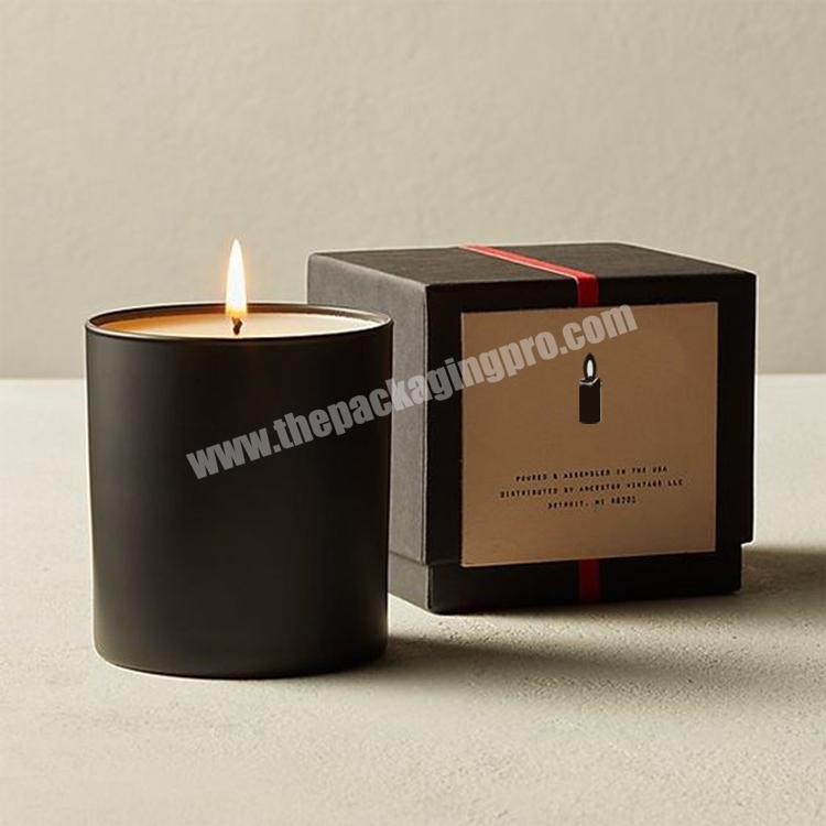 customize design cosmetic packaging paper print gift box with foam insert candles