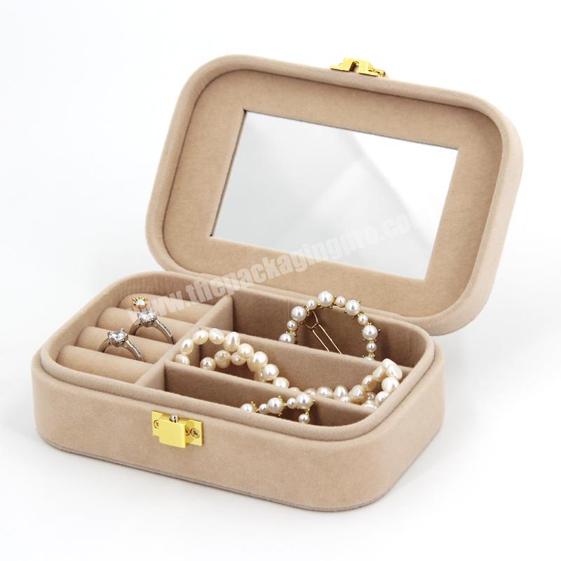 design light luxury storage high-end jewelry box organizer sales jewelry box custom logo jewelry storage box