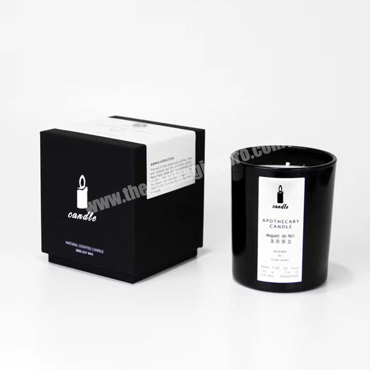 eco friendly paper packaging product gift box custom candle package shipping boxes with logo packaging