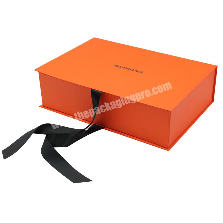 luxury clothing hair extensions packaging boxes clear lid custom environmentally friendly folder big box for packiging