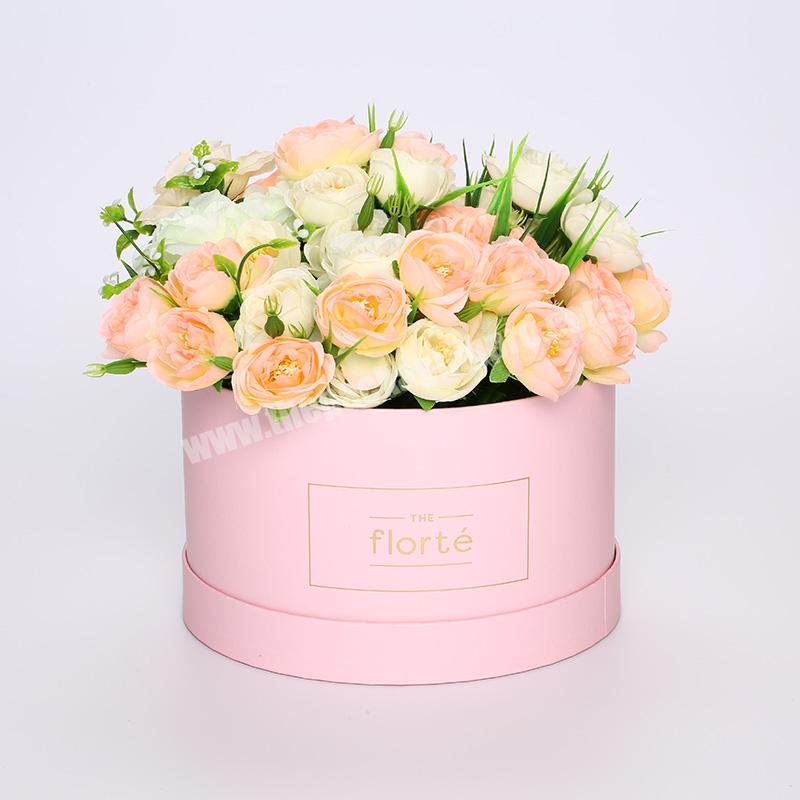 luxury custom size gift rose flower packaging box cardboard rose box for shipping