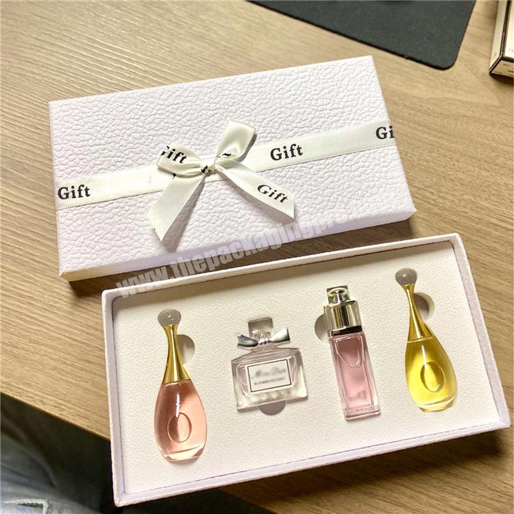 luxury empty cosmetic skincare packaging paper gift box custom printed label perfume tube bottles with box