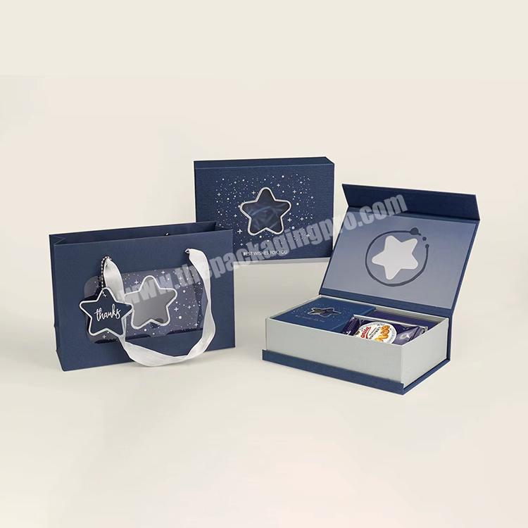 luxury magnetic unique paper gift box packaging christmas cardboard skincare packaging boxes for gift sets