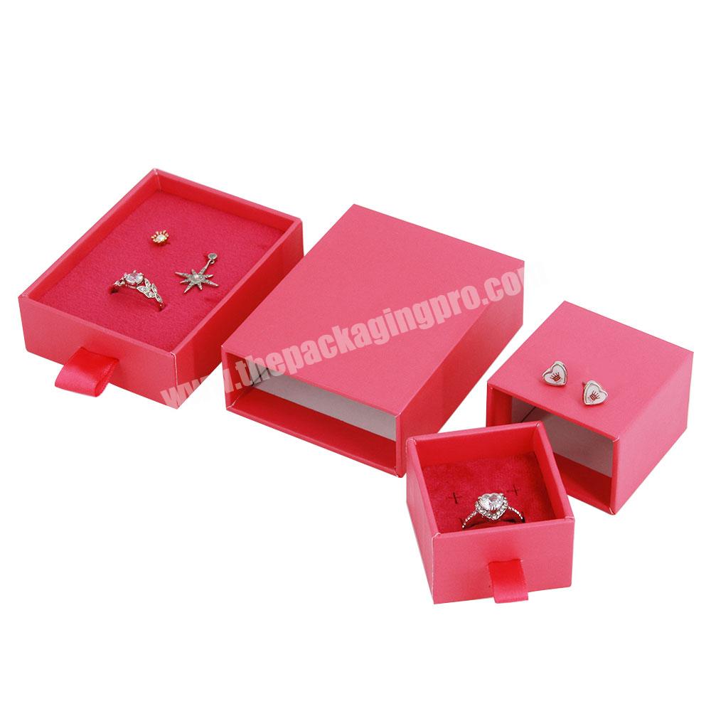 new arrival wholesale price jewelry paper box mini jewelry ring boxes packaging with your brand rectangular jewelry box