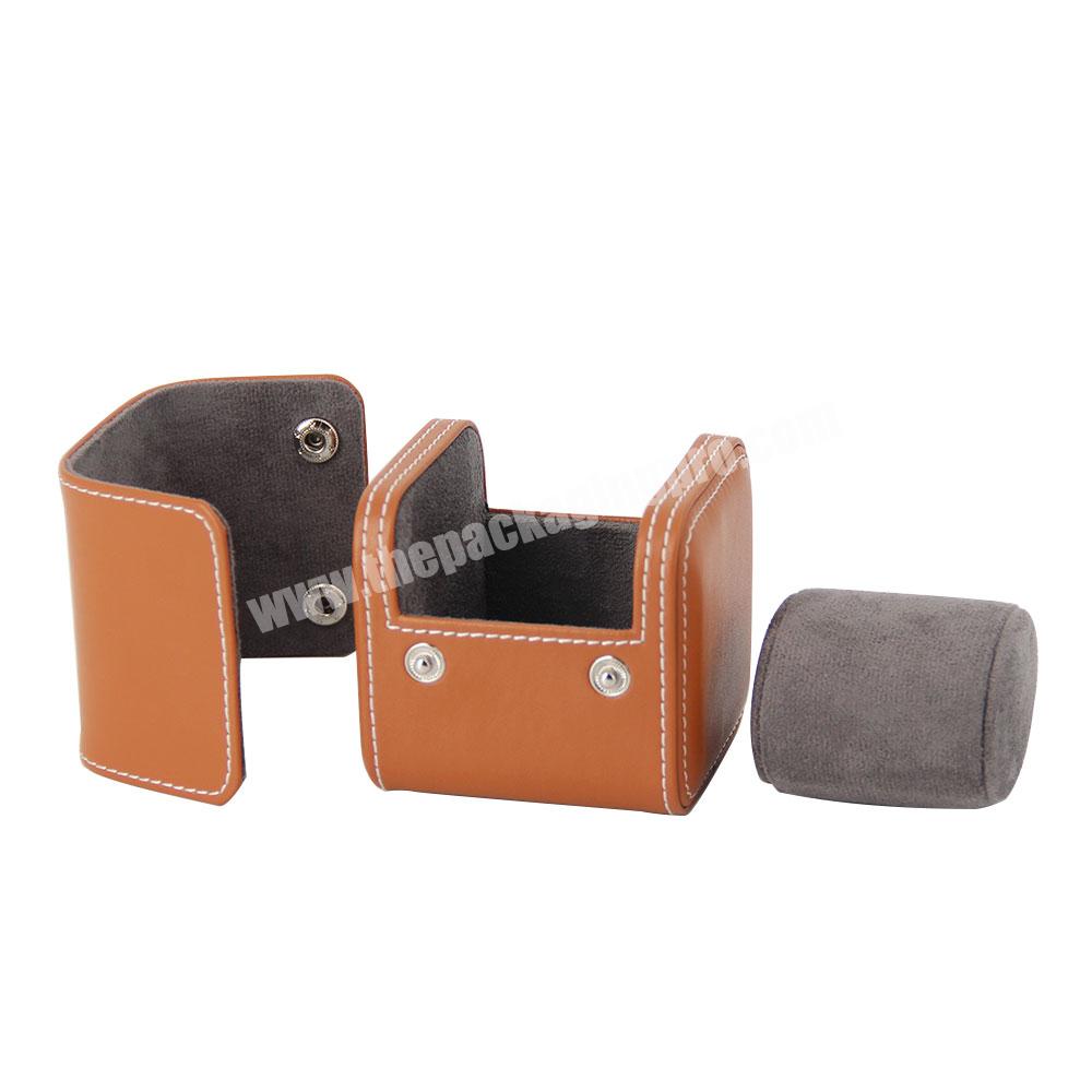 trending products Luxury custom high quality watch packaging box creative leather watch box box with pillow for watch