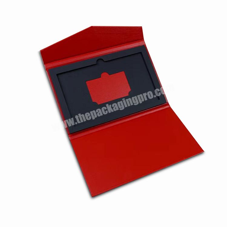 wholesale custom logo paper display vip business card case packaging gift box for business cards