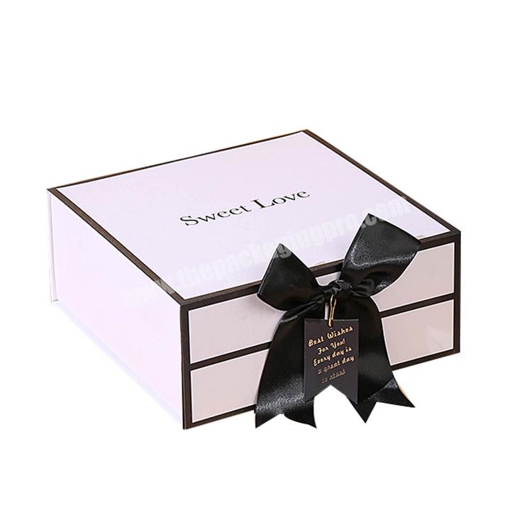 wholesale large black custom logo cardboard package set perfume mom paper packaging magnetic gift box