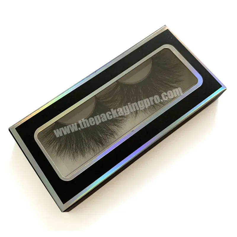 Can Print Your Own Logo Magnet Eyelash Packaging Box Empty False Eyelashes Package With Private Label - Buy Eyelash Packaging Box,Eyelashes Magnetic Box,False Eyelashes Packaging Cardboard Box.