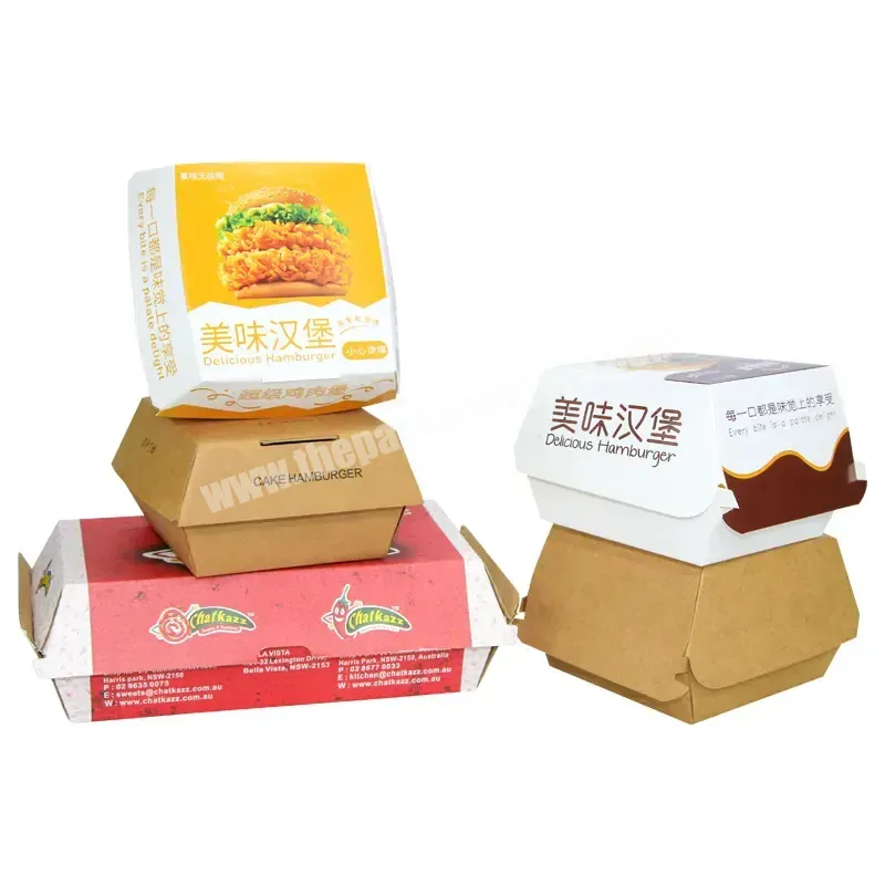Custom Biodegradable Fried Chicken Burger Fries Oil-proof Packaging Box Takeout Packaging Carton - Buy Custom Eco Friendly Disposable Take Away French Fries Food Takeaway Takeout Packaging Corrugated Kraft Fried Chicken Togo Box,Custom China Biodegra