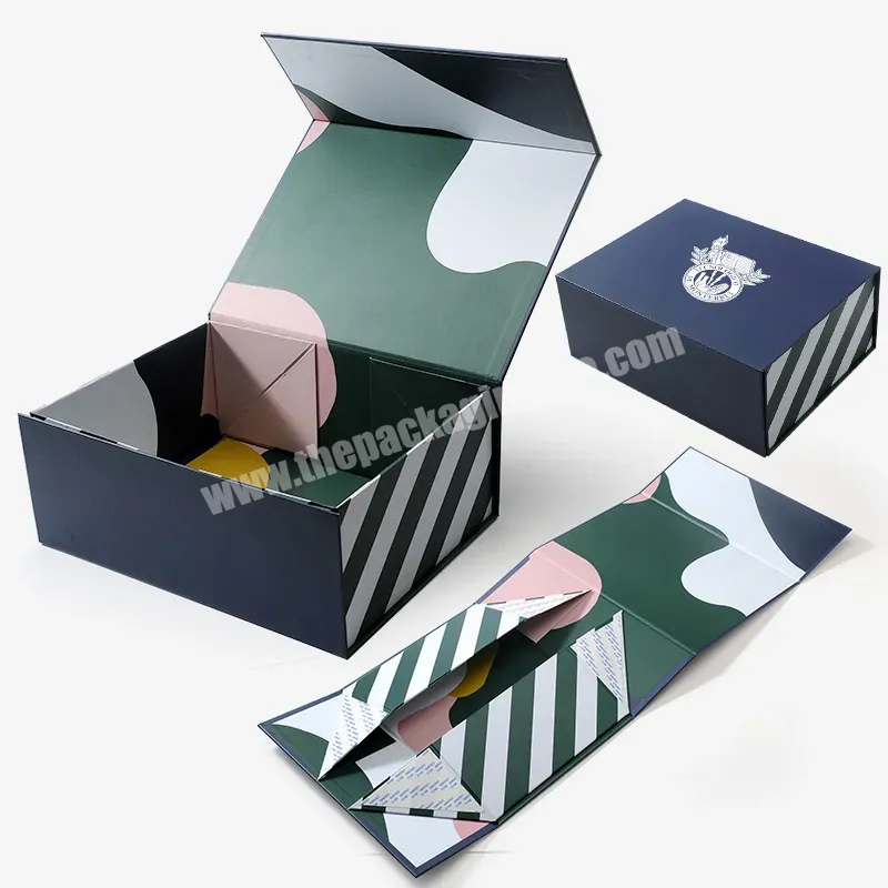 Custom Design Flat Folding Magnetic Rigid Cardboard Hoodie Gift Package Paper Box For Clothing Shoe - Buy Folding Box,Shoe Paper Box,Magnetic Ift Box.
