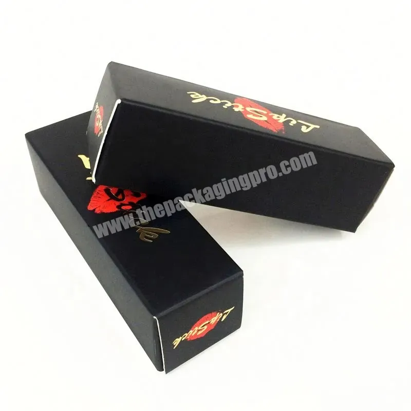 Custom Lipstick Paper Box Packaging With Gold Foil Stamping Logo - Buy Candle Box Packaging,Canlde Boxes Custom Luxury,Candle Box White.
