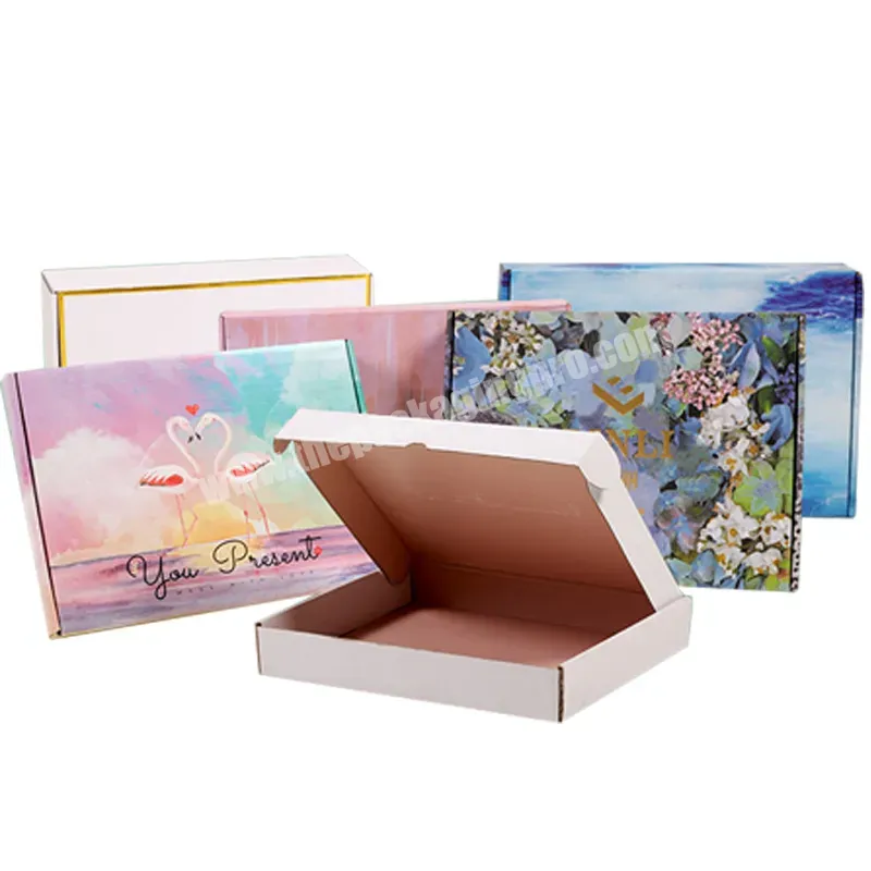 Custom Logo Printed Color Display Cardboard Cosmetic Packaging Shipping Mailer Storage Thicker Paper Gift Packing Corrugated Box - Buy China Wholesale Custom Logo Printing Pink Paper Packaging Carton E Commerce Foldable Mailer Shipping Corrugated Pap