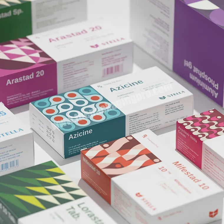 Custom Logo Printing Medical Grade Paper Packaging Box For Medicine Packing - Buy Medicine Packing Box,Custom Medicine Box,Paper Packaging Box.