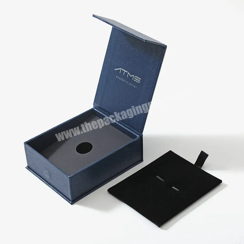 Custom Luxury Magnetic Jewelry Velvet Box Packaging With Logo - Buy Luxury Magnetic Packaging Boxes,Jewelry Box Packaging With Logo,Velvet Box Packagin.