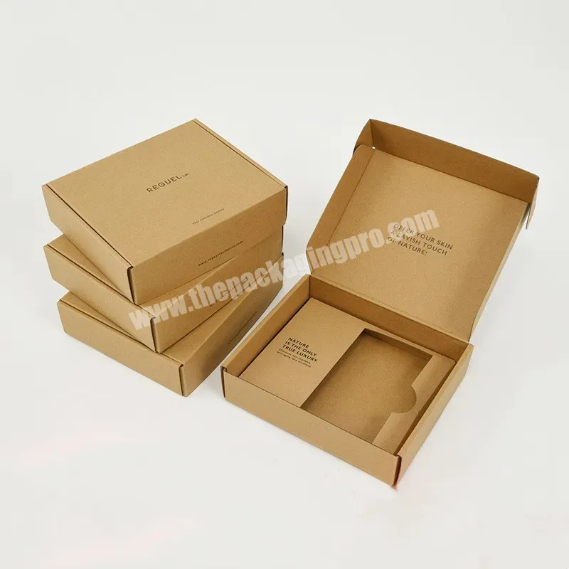 Custom Printed Your Own Logo Biodegradable Explosion Kraft Paper Hard Apparel Wig Corrugated Box - Buy Mailer Box,Shoes Clothing Underwear Packaging Box,Paper Box.