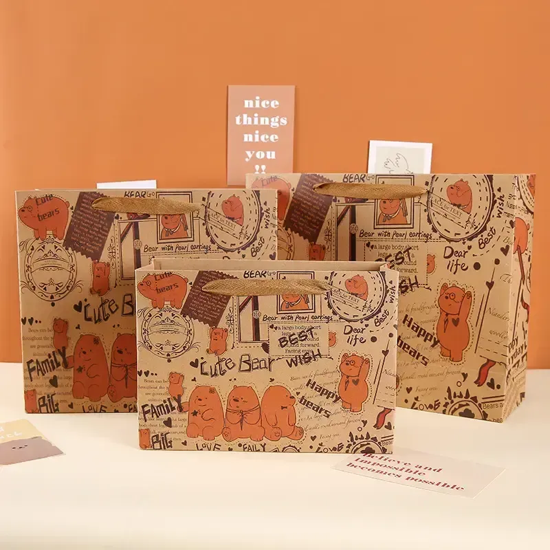 Wholesale Supplier Fashion Custom Handmade Kraft Paper Gift