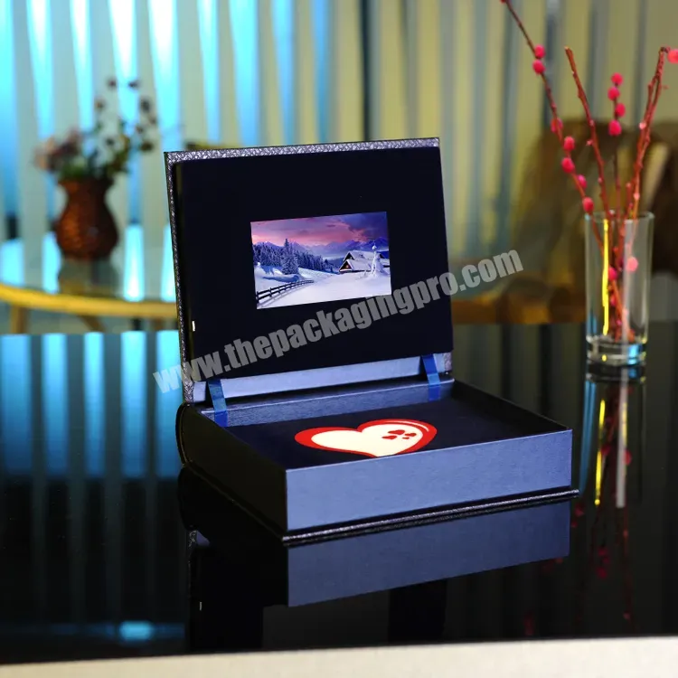 Customized Luxury Lcd Video Screen Magnetic Gift Box Wholesale - Buy Lcd Video Gift Box,Video Gift Box,Magnetic Gift Box Wholesale.