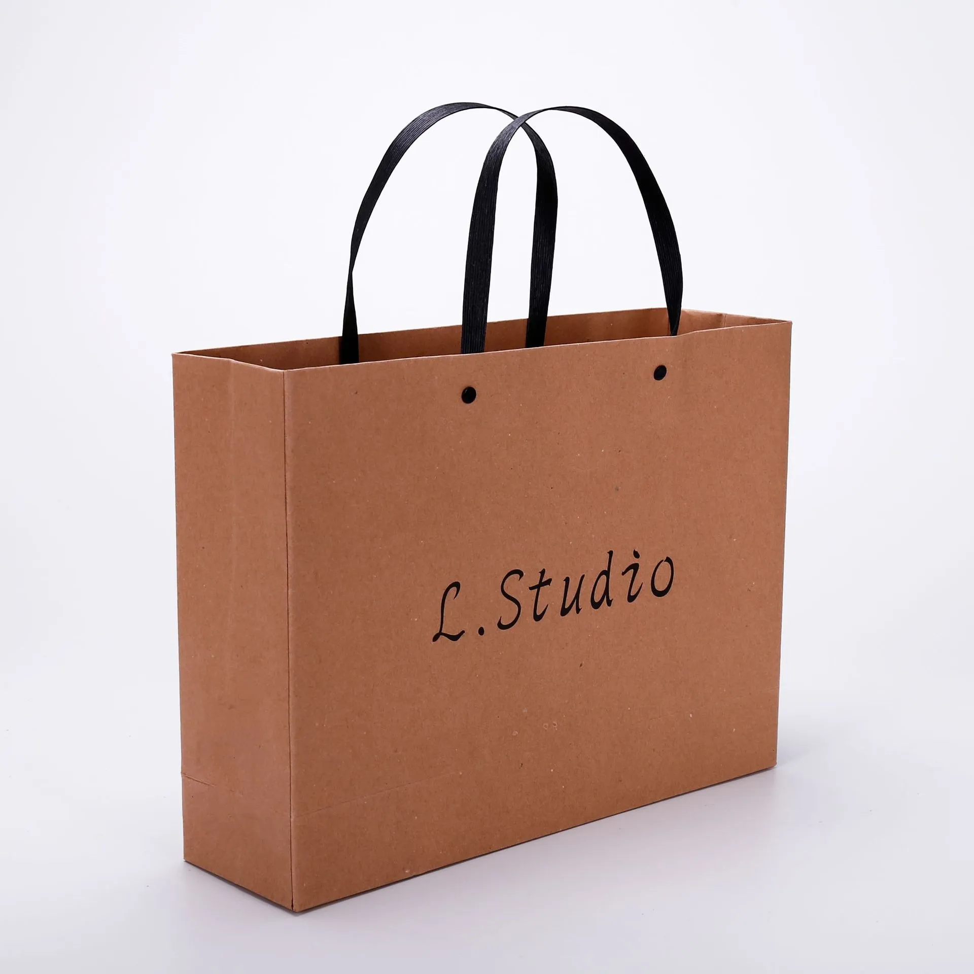 Customized Printed Logo Eco Friendly Fashion Reusable Shopping Food Brown Kraft Paper Bag With Handle - Buy Factory Recyclable Disposable Takeaway Kraft Paper Bag,Customized Beverage Doggie Food Disposable Kraft Paper Bag,Reusable Shopping Food Kraft