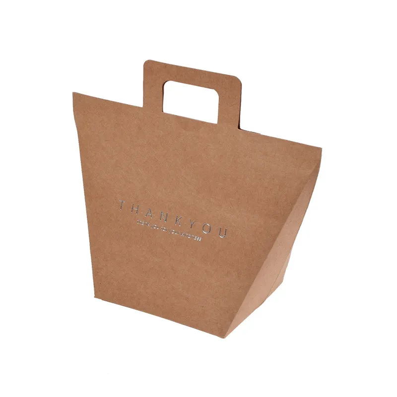 Customized Special Design Sweat Gift Weeding Festival Gift Bow Packaging Paper Bag For Candy - Buy Wholesale Custom Biodegradable Milk Tea Packaging Craft Brown Kraft Paper Shopping Large Wide Base Bottom Bag,Custom Logo Printed Brown Kraft Wine Bott