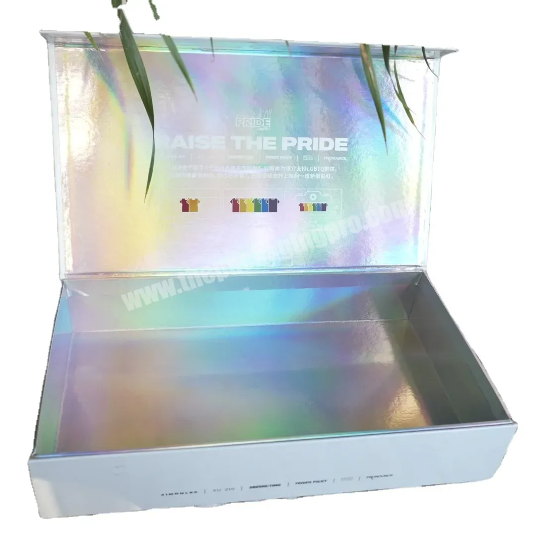 Factory Custom Sliver Holographic Packaging Box Gift Box Paper Magnet Holographic Box - Buy Factory Custom Sliver Holographic Packaging Box Gift Box Paper Magnet Holographic Box,Color Printing Skin Care Packing Cardboard Paper Box,Cosmetics Packing S