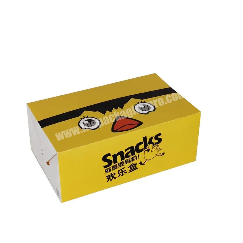 Factory Wholesale Customized Printing Logo Biodegradable Anti Fried Chicken Block Popcorn Paper Packaging Box - Buy Custom Eco Friendly Disposable Take Away French Fries Food Takeaway Takeout Packaging Corrugated Kraft Fried Chicken Togo Box,Custom C