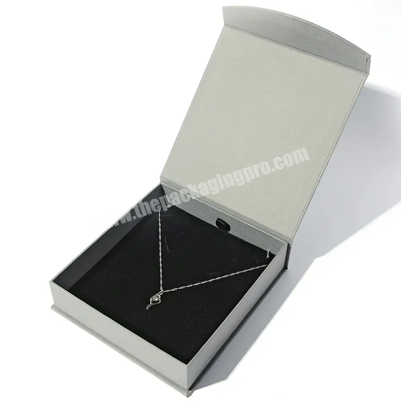 High Quality Paper Cardboard Magnetic Jewelry Necklace Box With Custom Logo - Buy Magnetic Jewelry Box,Cardboard Jewelry Box,Jewelry Necklace Box.
