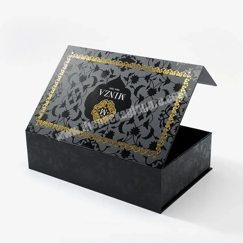 Low Moq Custom Logo Luxury Black Rigid Cardboard Wrapper Velvet Magnetic Book Shaped Packaging Box - Buy Magnetic Gift Box,Luxury Magnetic Gift Box,Magnetic Gift Box.