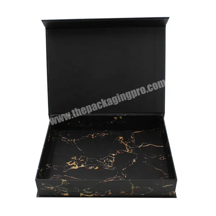 Luxury Flat Pack Folding Cardboard Paper Jewelry Marble Box Book Shaped Foldable Clothing Packaging Gift Boxes With Magnetic Lid - Buy Marble Gift Box,Black Marble Gift Boxes,Marble Box With Lid.