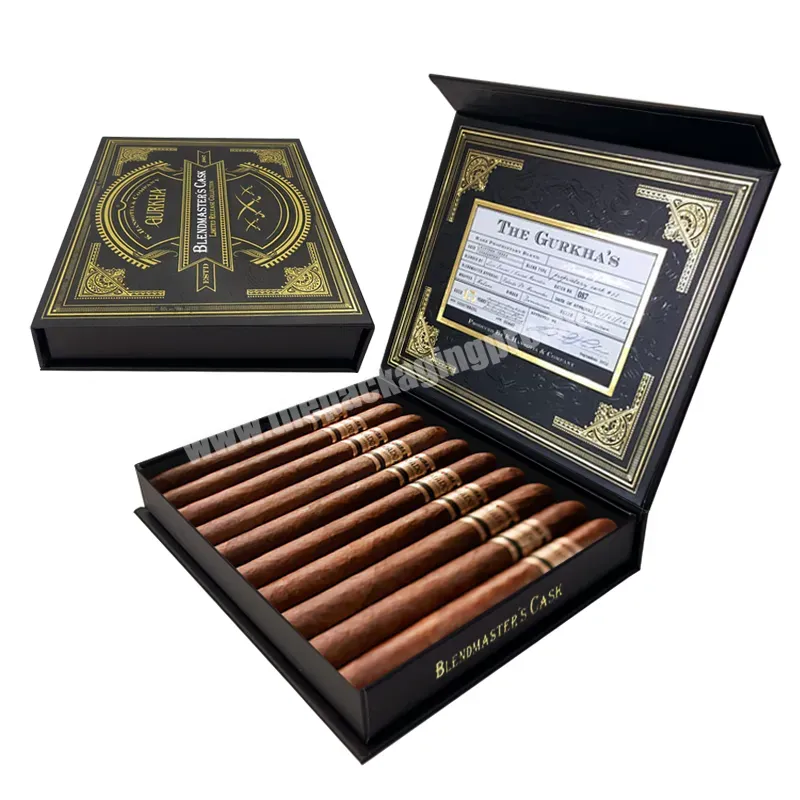 Luxury cigars and cigarettes case collection