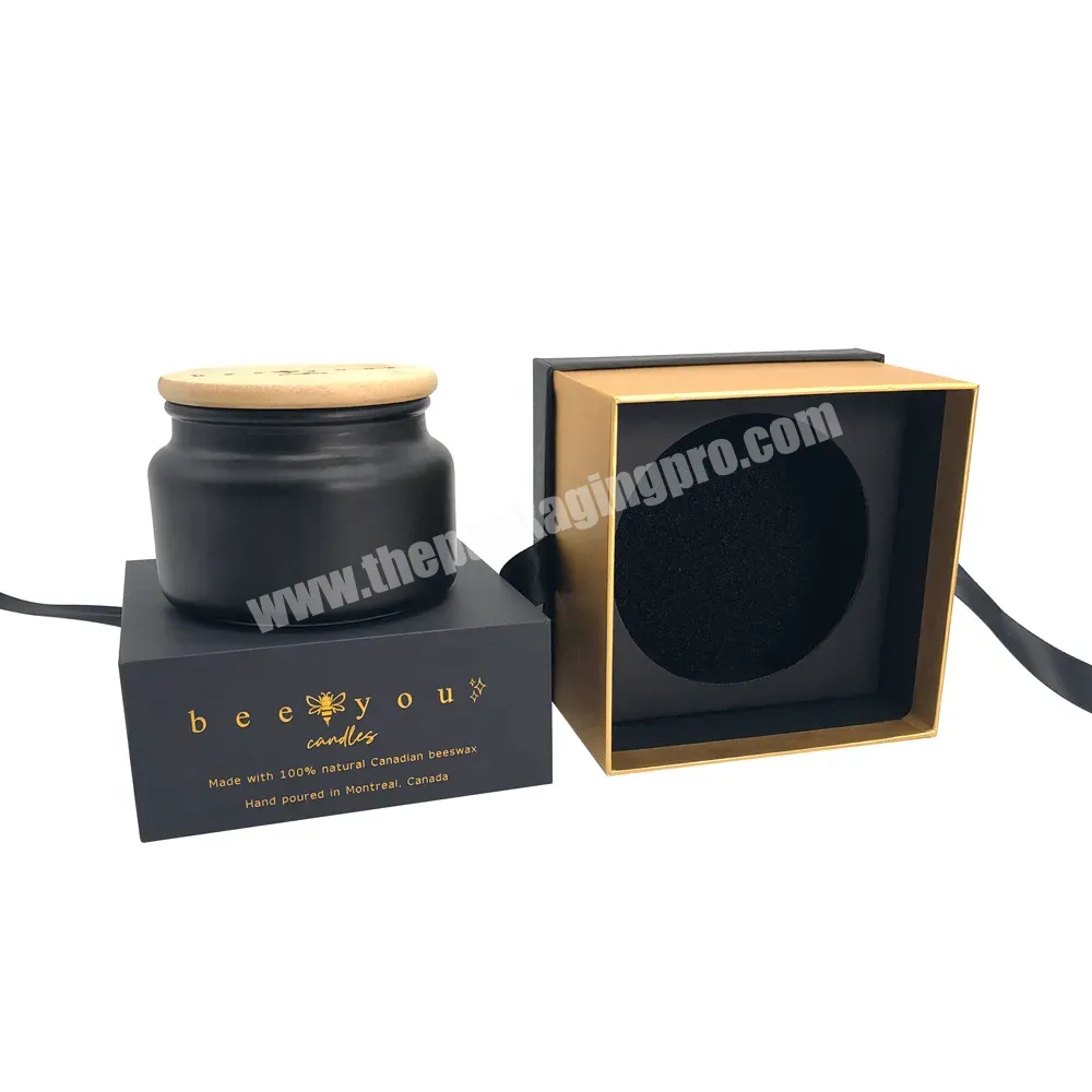 Wholesale Custom Luxury Personalized Cardboard Black Gift Jars Candle Packaging Boxes For Candles - Buy Candle Boxes,Candle Box Packaging,Candle Packaging.