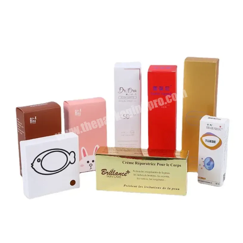 Wholesale Of Biodegradable Medicine,Health Care,Cosmetics,Skincare Color Paper Packaging Boxes In Factories - Buy Paper Box/packaging Box/color Box,Wholesale Box/skincare Packaging Box/packing Box,Cosmetic Box.