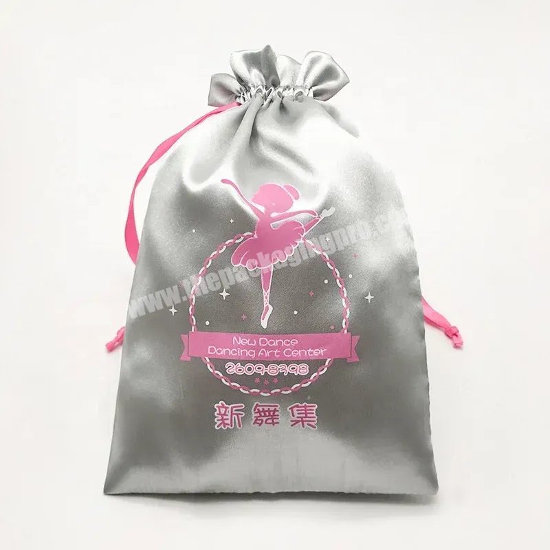 Custom Silk Satin Drawstring Printing Gift Satin Bag Jewelry Container Pouch Bag With Logo - Buy Jewelry Packaging Pouch,Satin Drawstring Pouch,Custom Satin Bags.