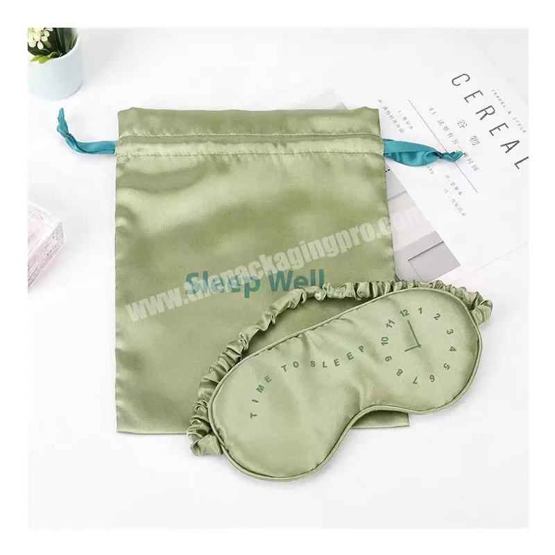 Wholesale Best Luxury Makeup Cosmetic Promotion Gift Blindfold Drawstring Bag Set - Buy Cosmetic Promotion Gift,Blindfold Drawstring Bag Set,Green Drawstring Bag.