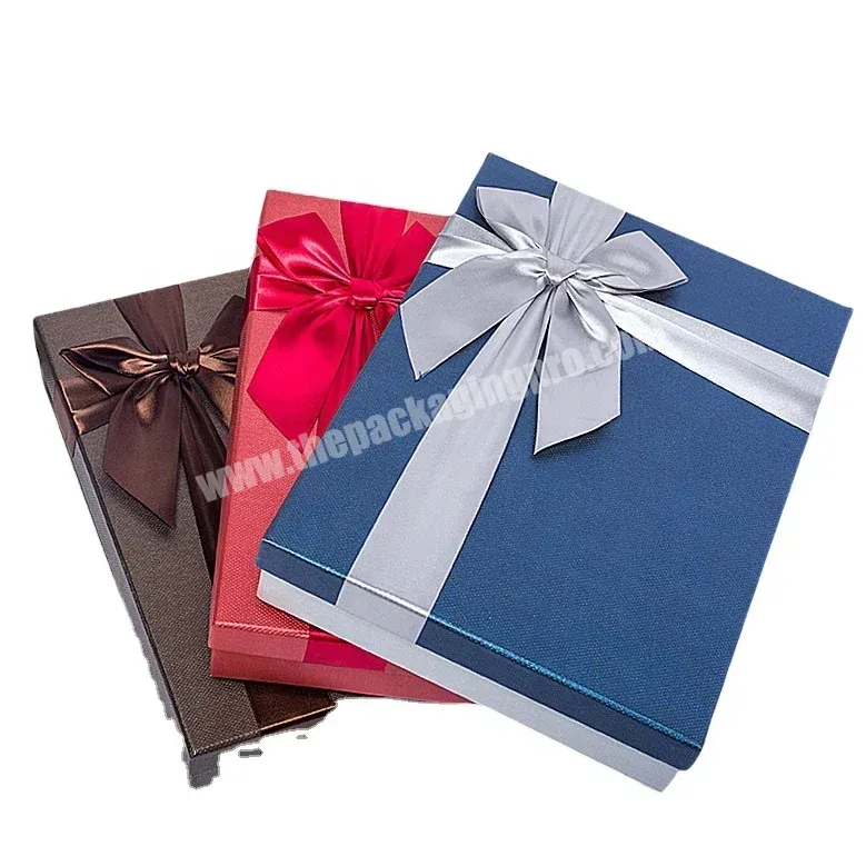 Blue Ribbon Luxury Custom Rigid Lid Packaging Cardboard Gift Boxes - Buy Luxury Gift Boxes,Cardboard Gift Boxes,Packaging Boxes.