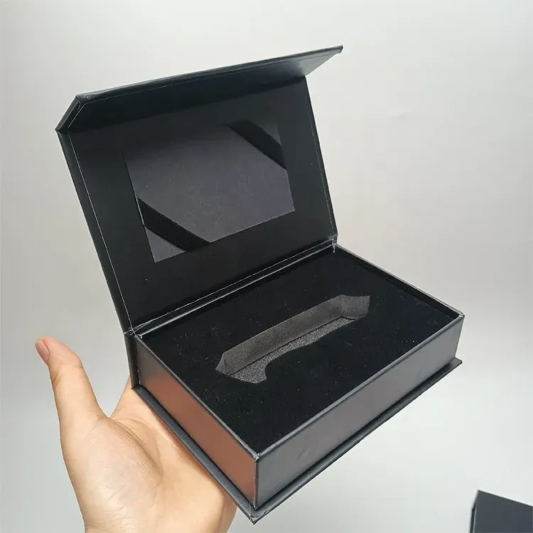 China Wholesale Mini Luxury Black Book Shaped Rigid Cardboard Foldable Gift Box Custom Print Paper Clamshell Magnetic Gift Box - Buy Small Magnet Box,China Wholesale Mini Magnetic Gift Box,Magnetic Custom Box.