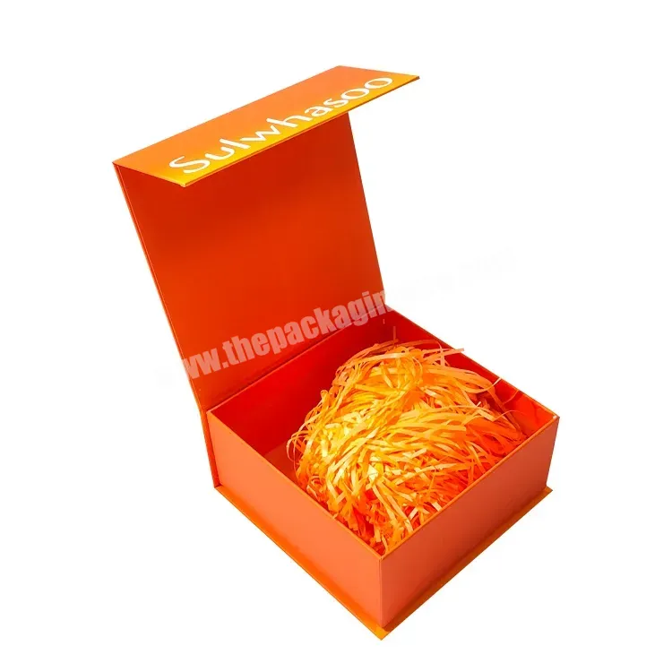 Custom Logo Orange Luxury Magnetic Gift Rigid Cardboard Corrugated Packaging Paper Box For Cosmetic Tube - Buy Cardboard Boxes For Cosmetic Product,Rigid Cardboard Corrugated Cosmetic Boxes,Cardboard Box For Cosmetic Tube.