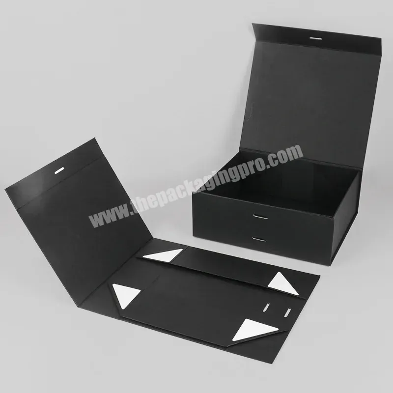 Custom Logo Rigid Cardboard Luxury Flap Open Magnetic Clothing Folding Packaging Gift Paper Box - Buy Folding Packaging,Magnetic Gift Box Foldable,Folding Packaging.